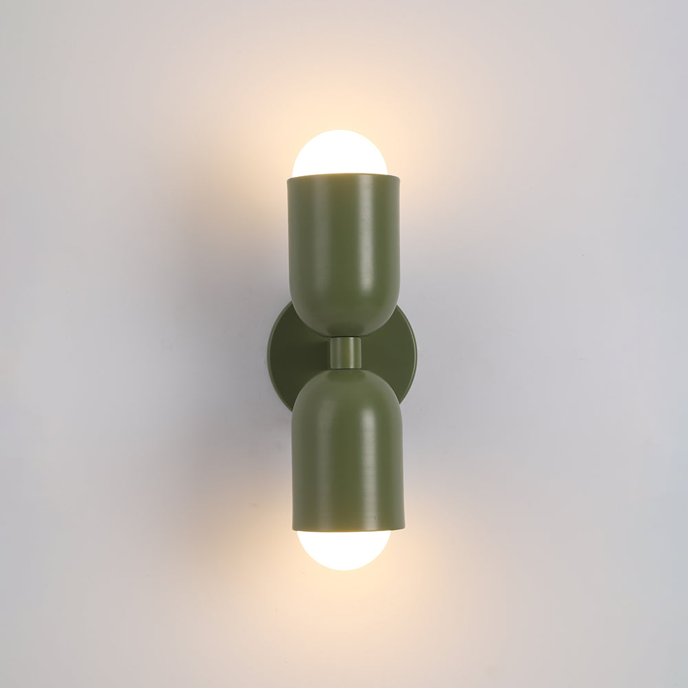 Kira Wall Light Bicolore to Double Head - Green