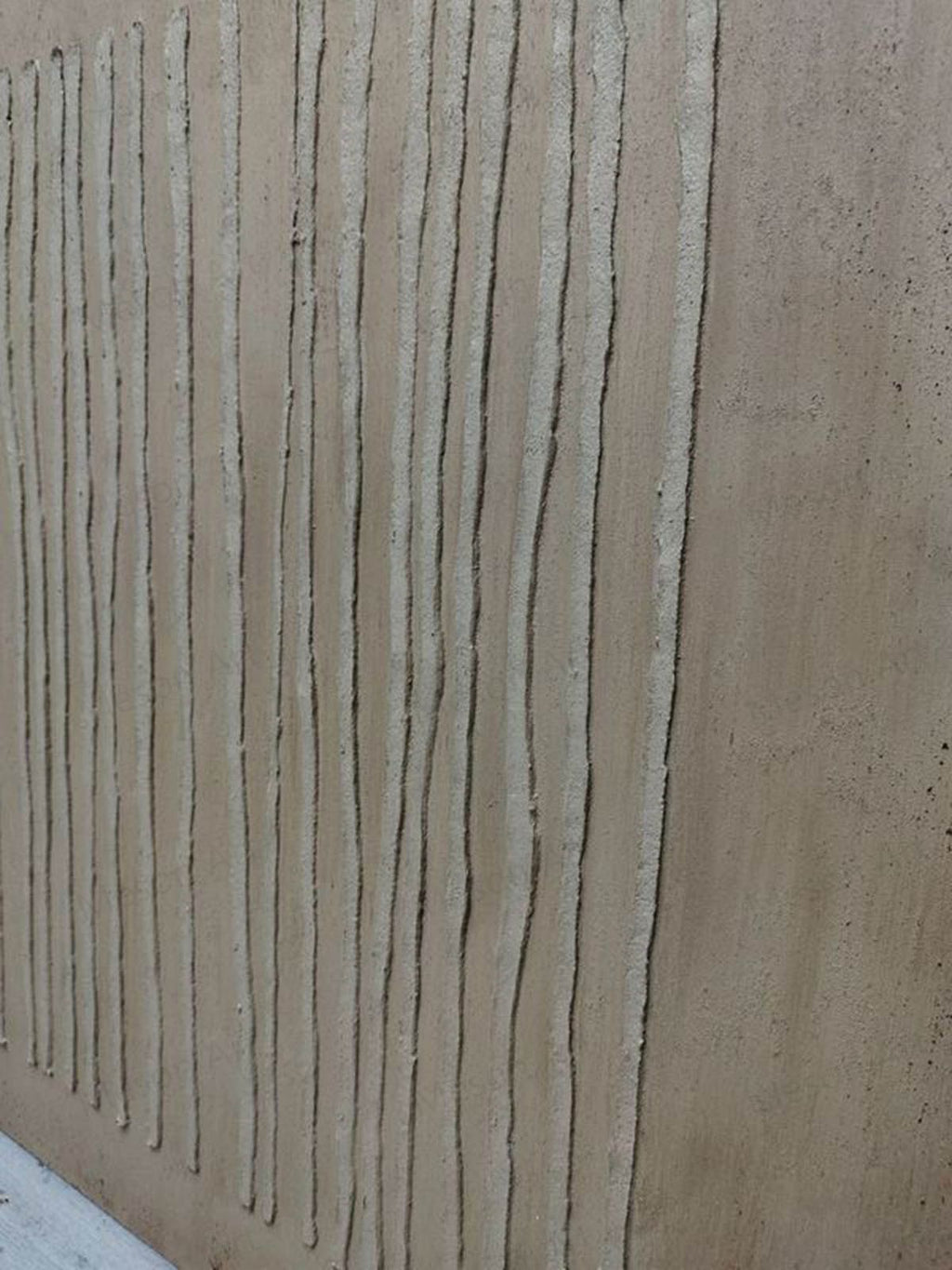 Textured Vertical Linear Relief Painting