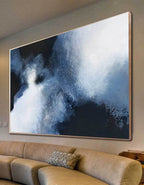 Abstract Cloudscape Painting Horizontal Modern