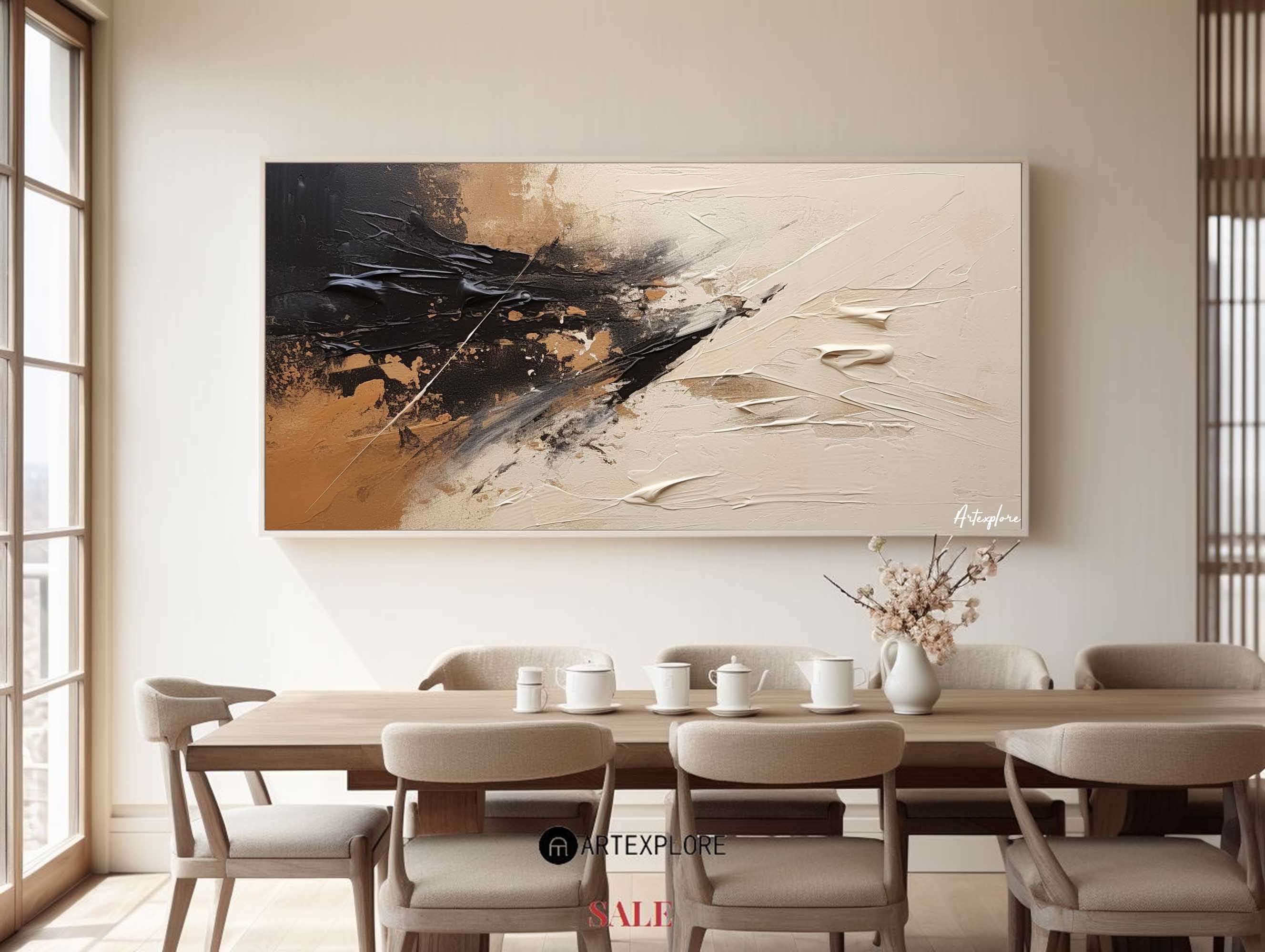 Dynamic Gestural Expressionist Painting
