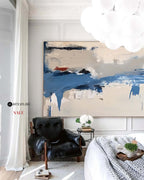 Coastal Horizon Abstract Expressionist Painting