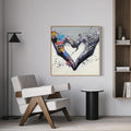 Graffiti Heart Hands Pop Art Painting