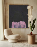 Minimalist Figurative Painting Evocative