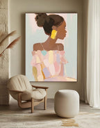 Impressionist Figurative Painting Elegant Modern