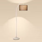 Eryn Cylinder Shape Floor Lamp, Over Arching Floor Lamp, Unique