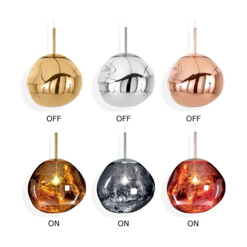Milo Pendant Light Modern Coloré Irregular - 4