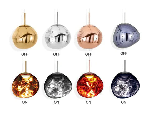 Milo Pendant Light Modern Coloré Irregular - 5