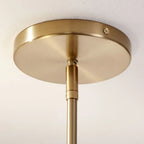 Arisha Decorative Geometric Metal Pendant Light, Black/Gold