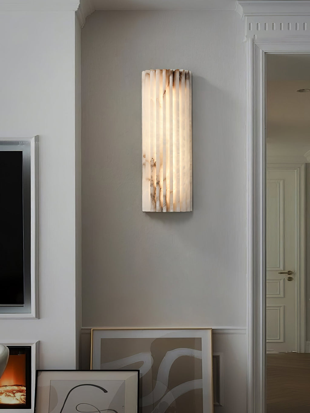 Orcarion Wall Light in Alabaster - 4