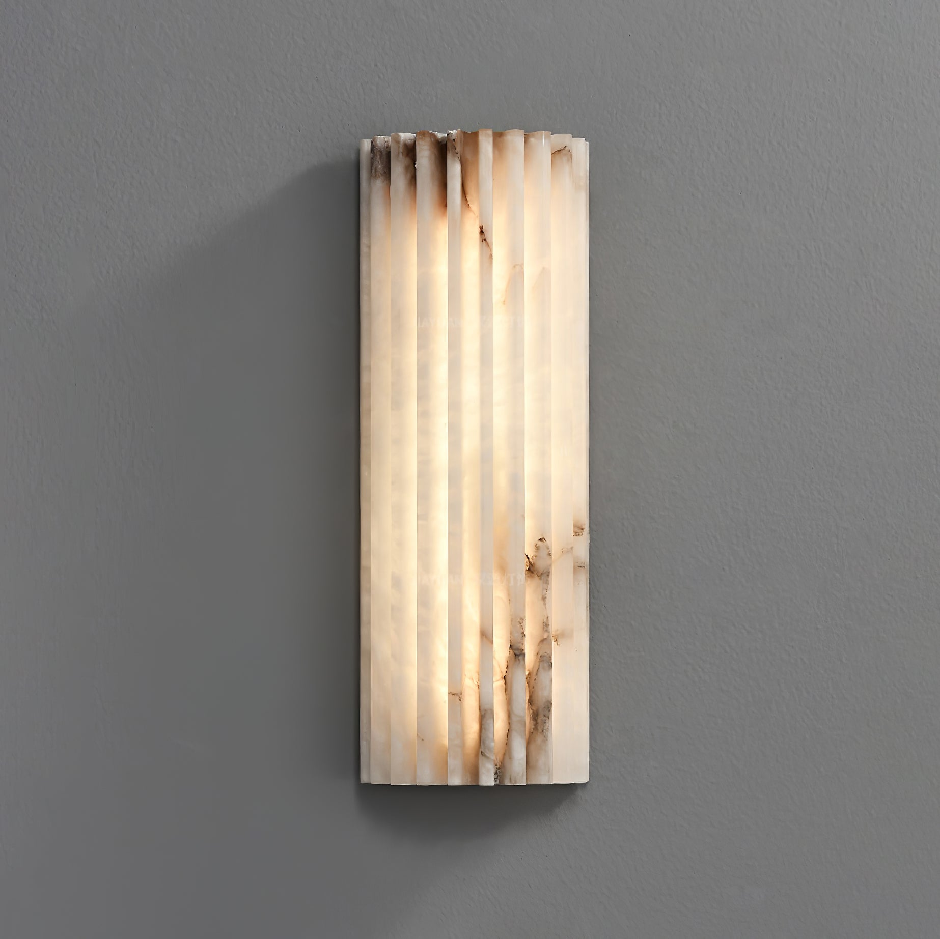 Orcarion Wall Light in Alabaster - Diameter 10 Cm X Height 30 Cm - Light Warm
