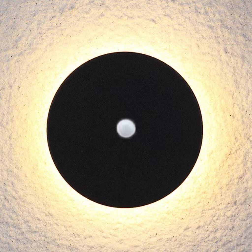 Klyne Minimalist Round/Square Outdoor Wall Lamp LED, Black/White