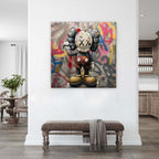 Kaws Abstract Graffiti Art