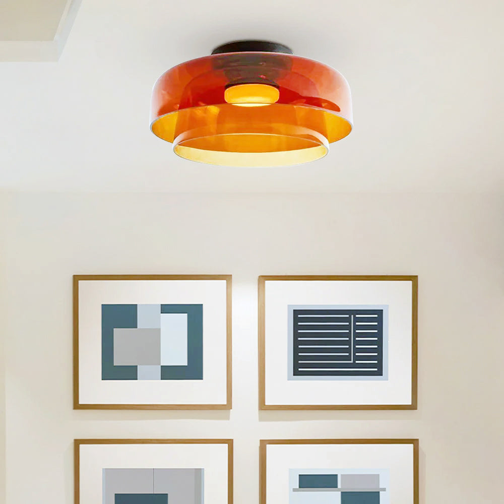 Aria Modern Simple Creative Glass Flush Mount Ceiling Light