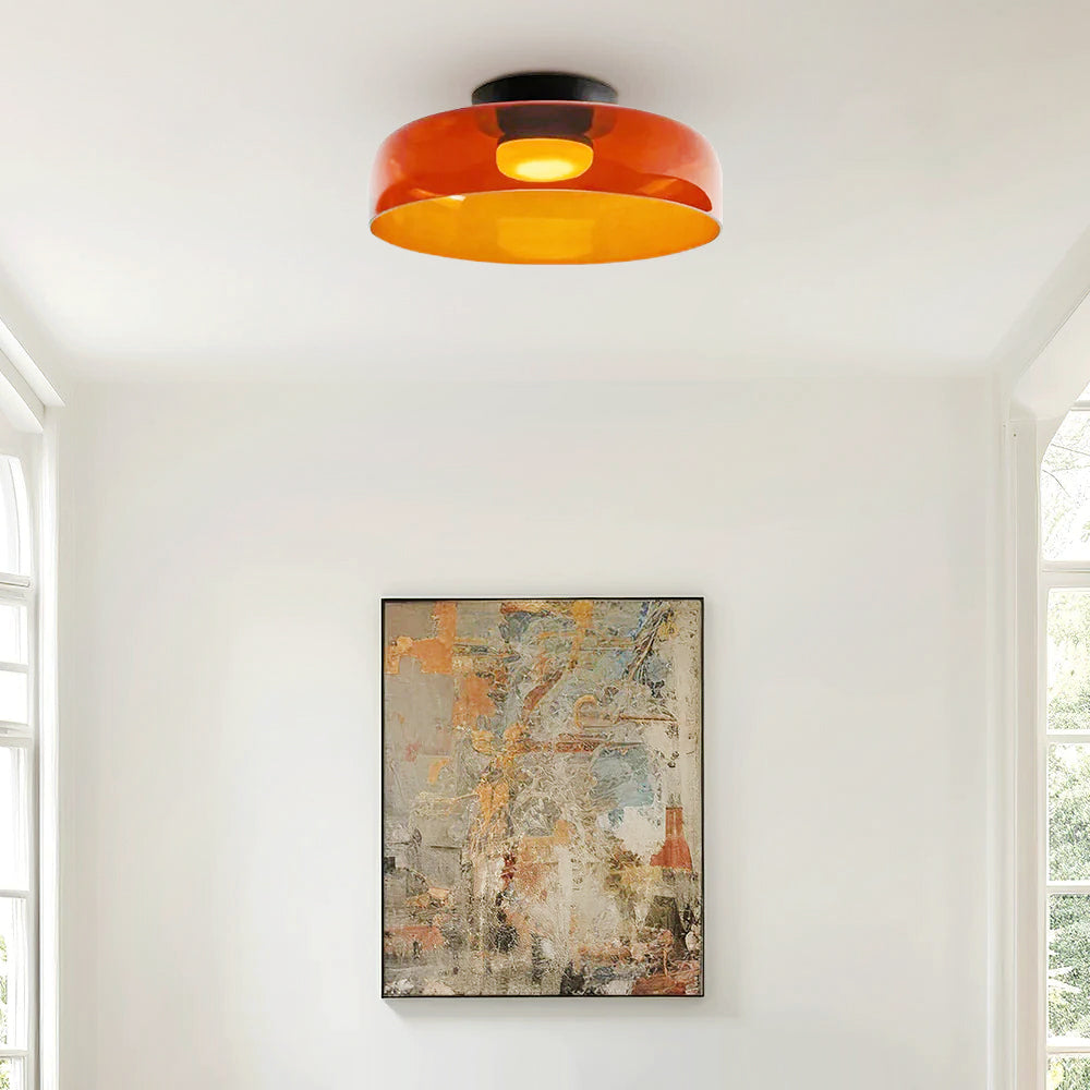 Aria Modern Simple Creative Glass Flush Mount Ceiling Light