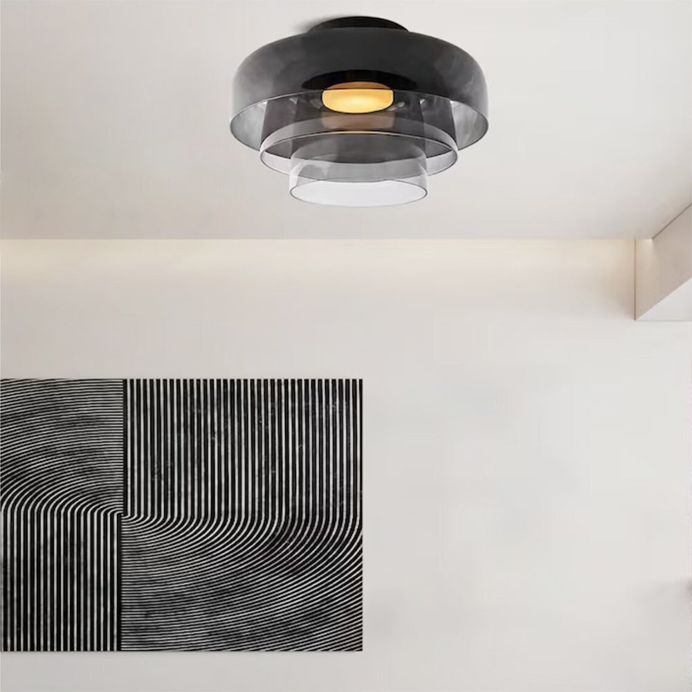 Aria Modern Simple Creative Glass Flush Mount Ceiling Light