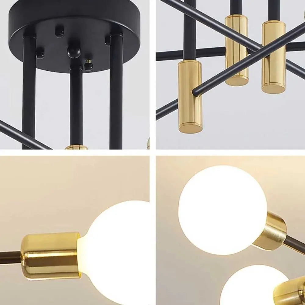 Lindsy Retro Satellite Shape Ceiling Light