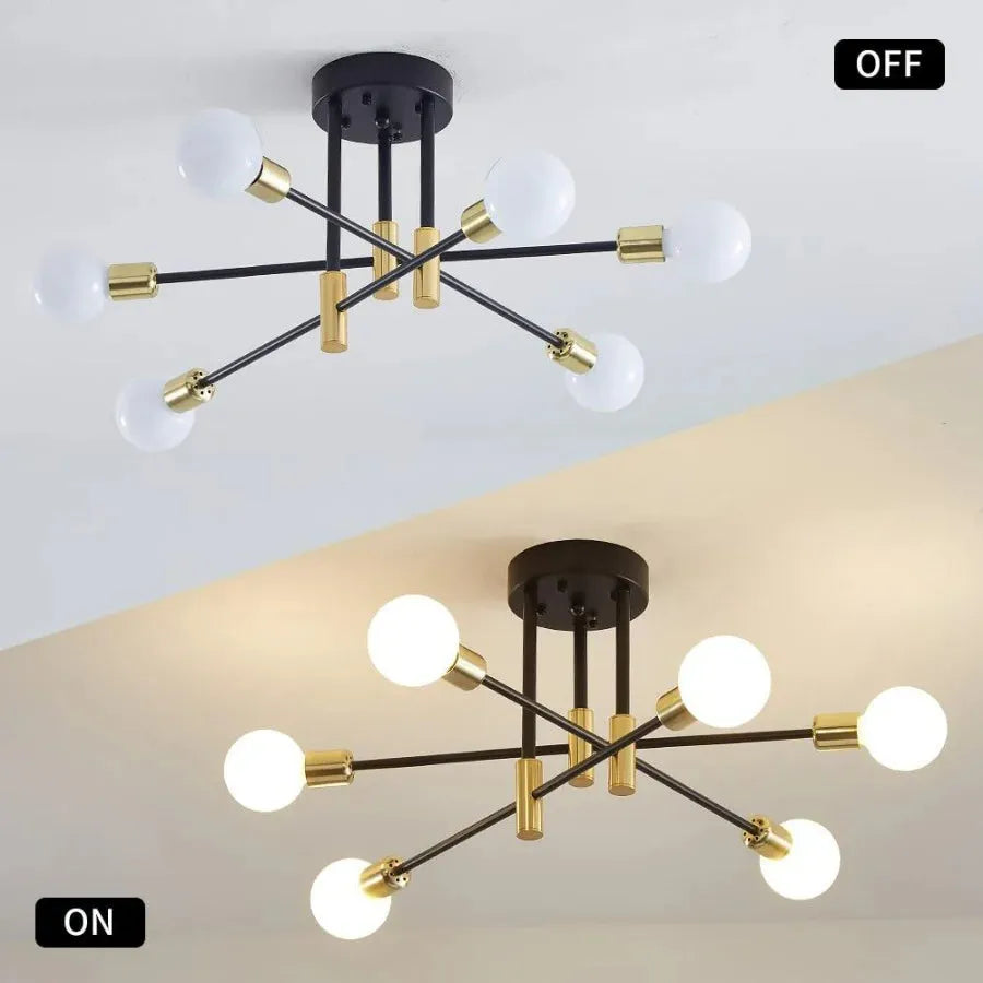 Lindsy Retro Satellite Shape Ceiling Light
