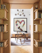 Pop Art Graffiti Heart Painting