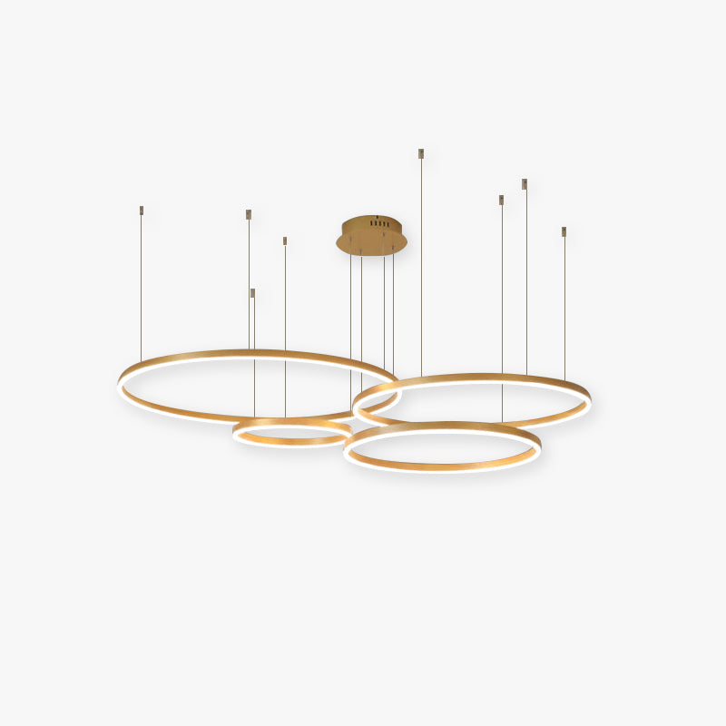 Remi Pendant Light Ring Modern Metal Living Room - 1