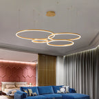 Remi Pendant Light Ring Modern Metal Living Room - 13