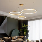 Remi Pendant Light Ring Modern Metal Living Room - 16