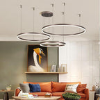 Remi Pendant Light Ring Modern Metal Living Room - 2