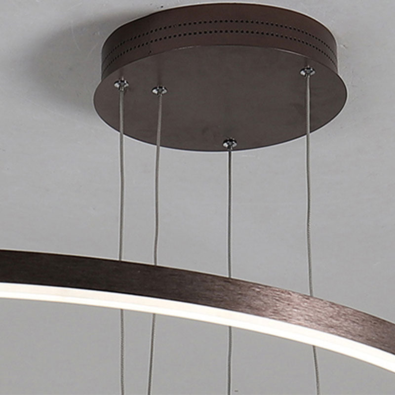 Remi Pendant Light Ring Modern Metal Living Room - 22