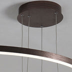 Remi Pendant Light Ring Modern Metal Living Room - 22