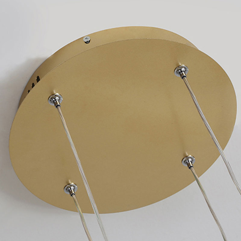 Remi Pendant Light Ring Modern Metal Living Room - 25