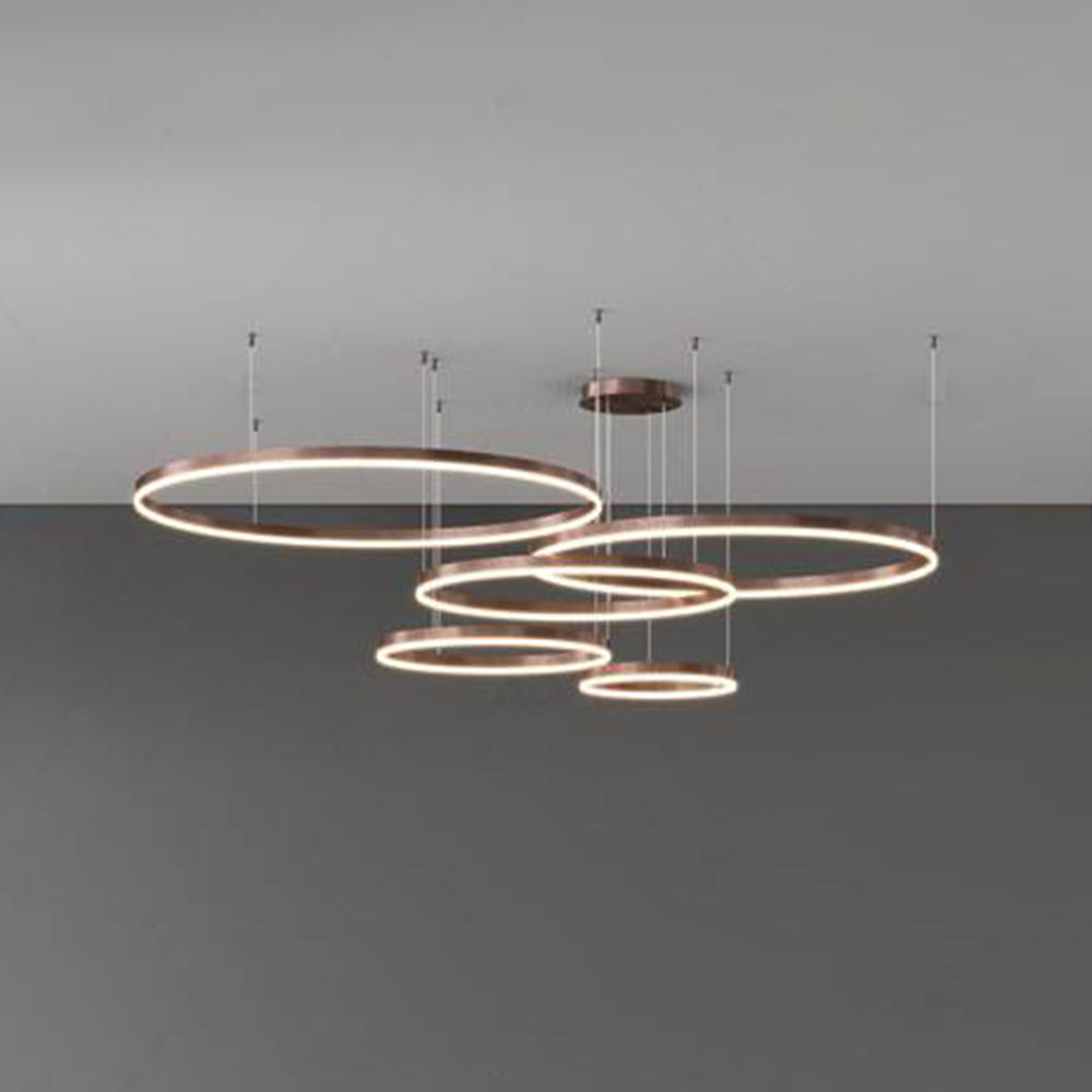Remi Pendant Light Ring Modern Metal Living Room - 32