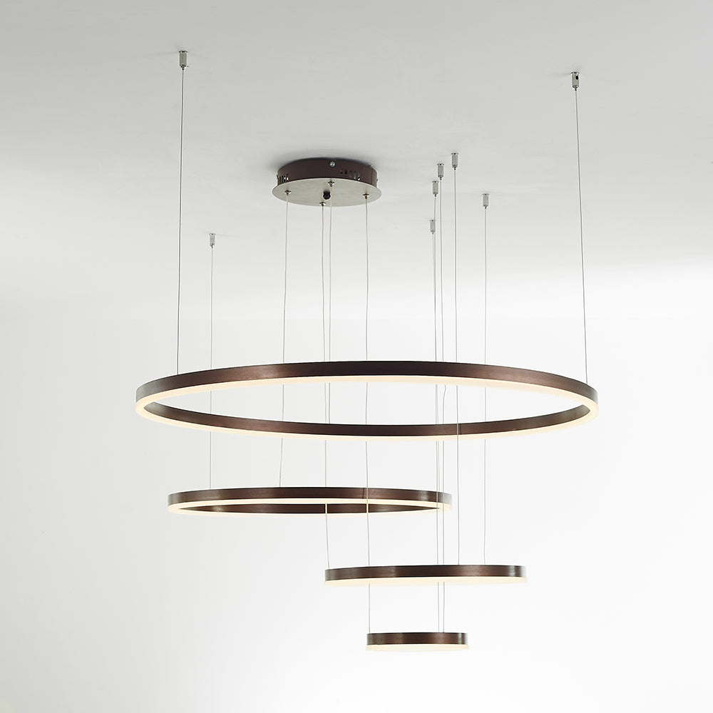 Remi Pendant Light Ring Modern Metal Living Room - 35
