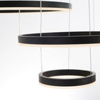 Remi Pendant Light Ring Modern Metal Living Room - 39