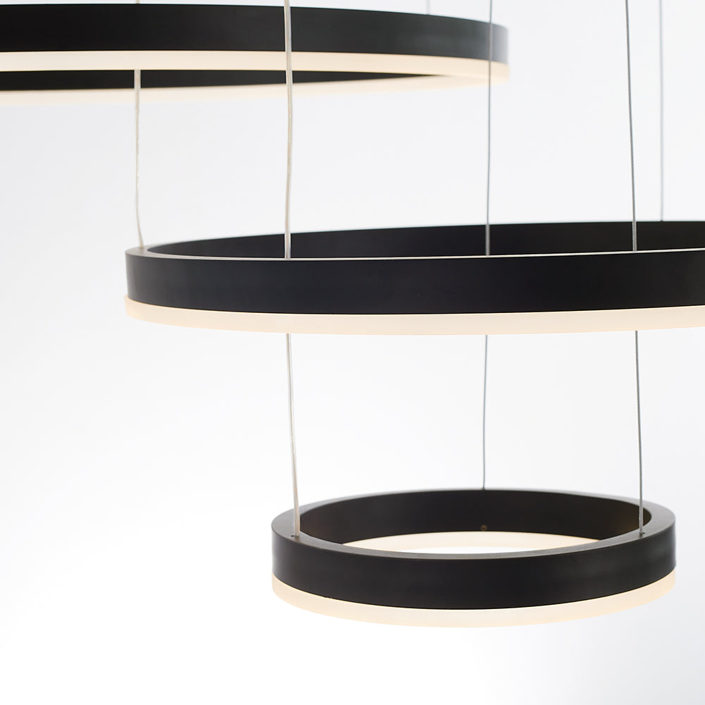 Remi Pendant Light Ring Modern Metal Living Room - 39