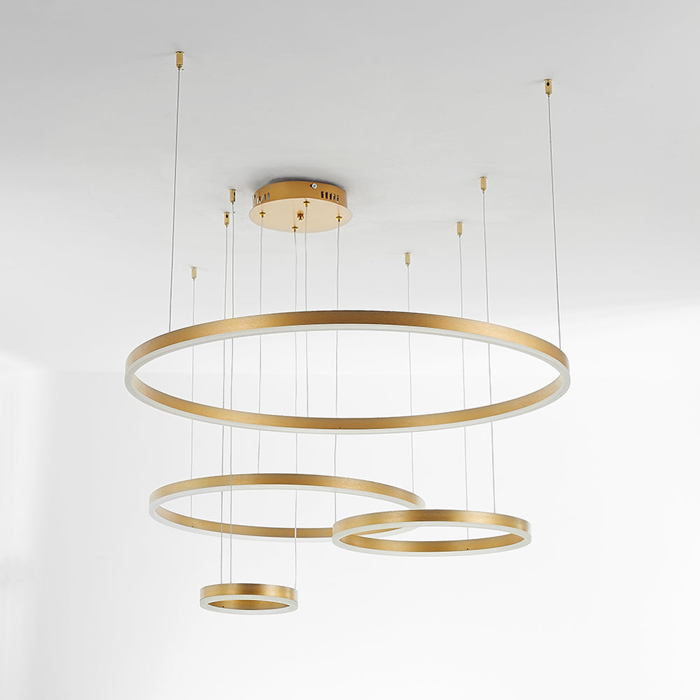 Remi Pendant Light Ring Modern Metal Living Room - 40