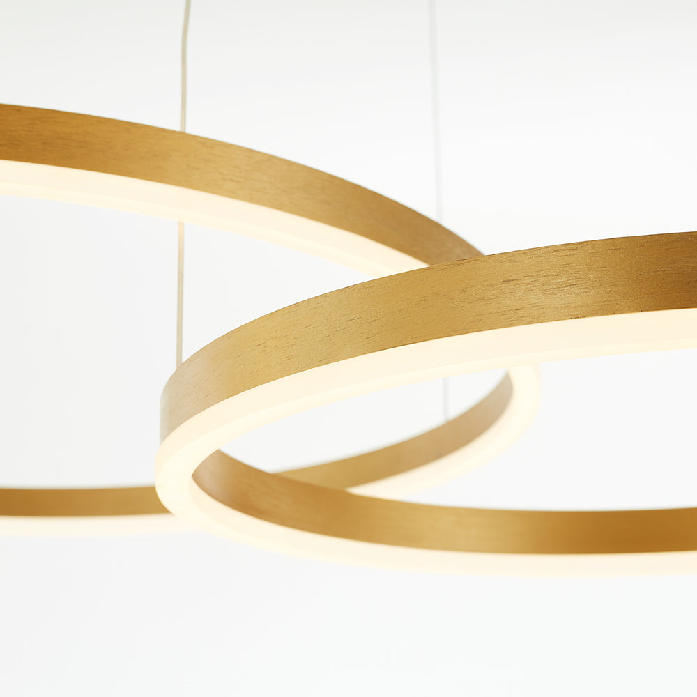 Remi Pendant Light Ring Modern Metal Living Room - 41