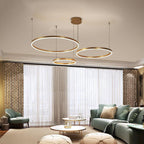 Remi Pendant Light Ring Modern Metal Living Room - 5