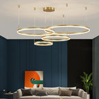 Remi Pendant Light Ring Modern Metal Living Room - 6