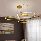 Remi Pendant Light Ring Modern Metal Living Room - 7