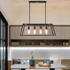Epoch Industrial LED Modern Pendant Light Black/Glass Metal Kitchen/Bedroom/Living Room
