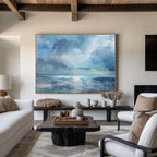 Luminous Seascape Painting Horizontal