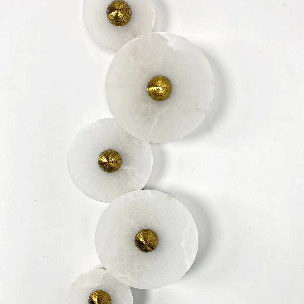 Cryn Alabaster Combination Wall Lamp