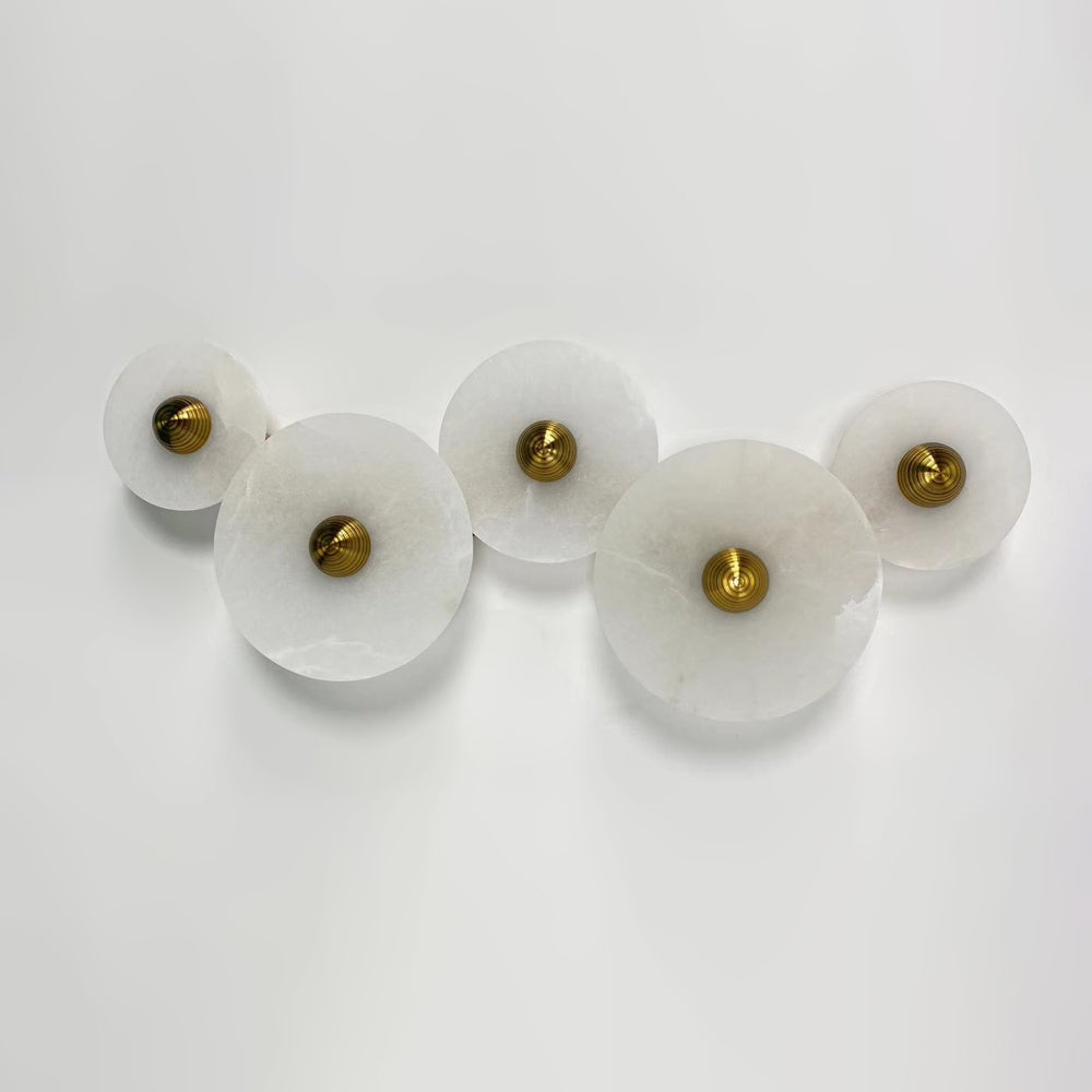 Cryn Alabaster Combination Wall Lamp