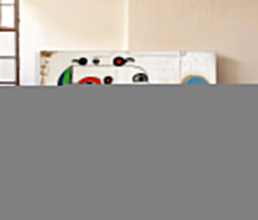 Joan Miró Style Surrealist Abstract Painting