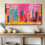 Wall Art Abstract Bohemian Mixed Media