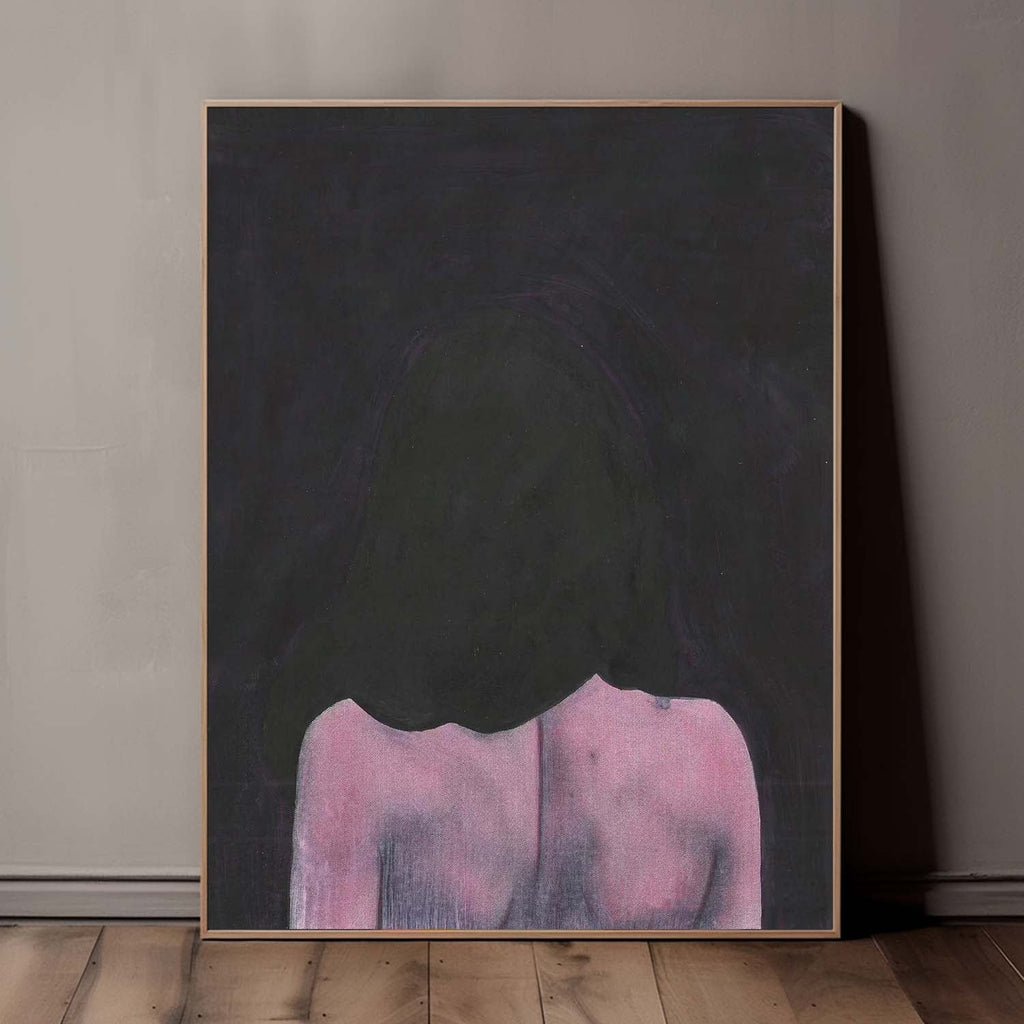 Minimalist Figurative Painting Evocative