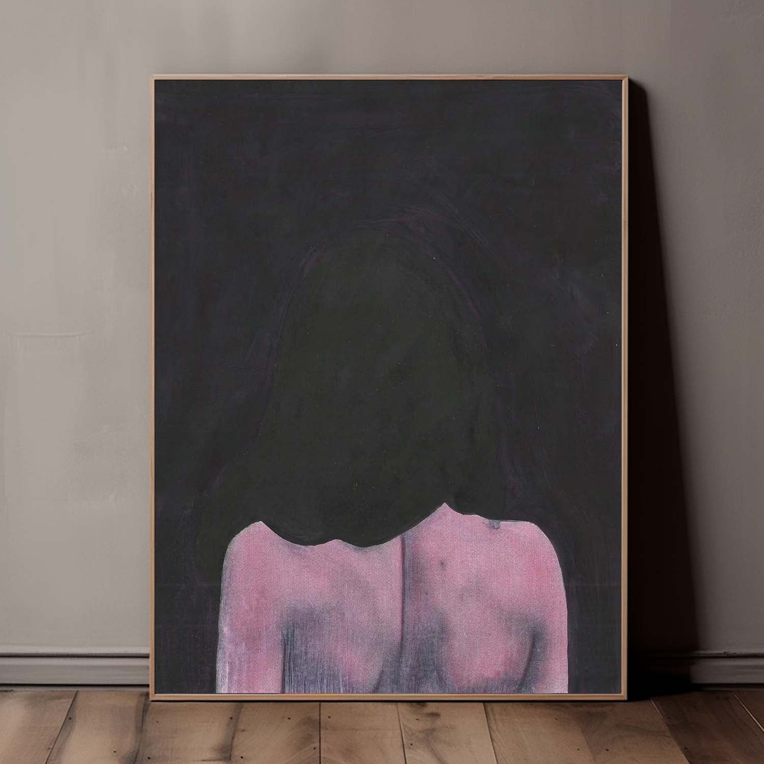 Minimalist Figurative Painting Evocative