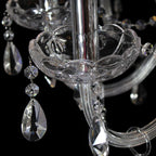 Silva Luxury Candlestick Clear Crystal Chandelier