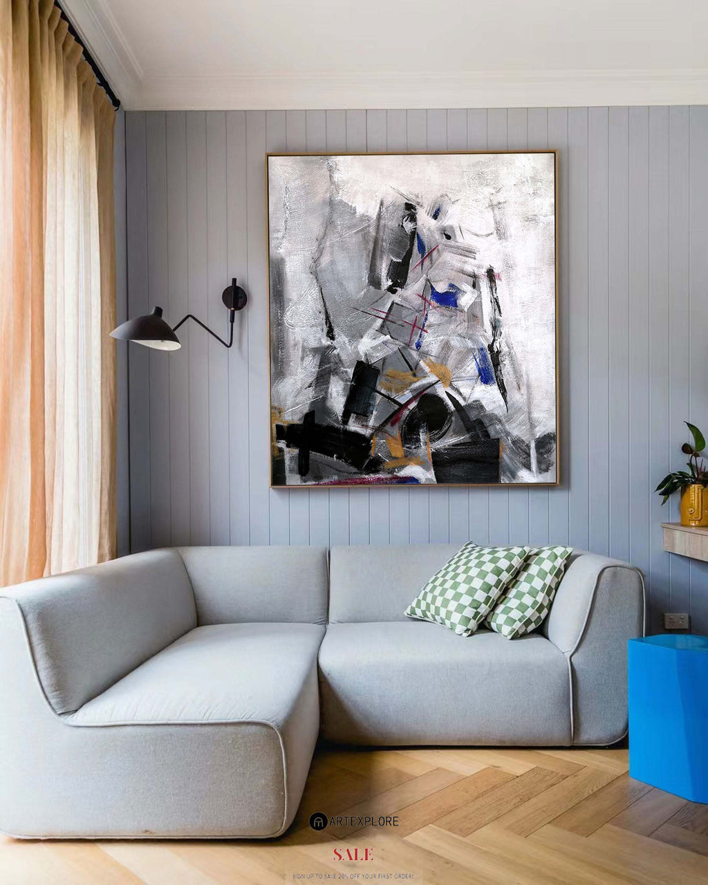 Minimalist Abstract Expressionist Painting