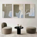 Abstract 3-Piece Minimalist Abstract Painting