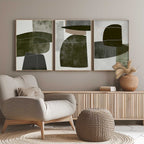 Wall Art Abstract Geometric Elegant Raw